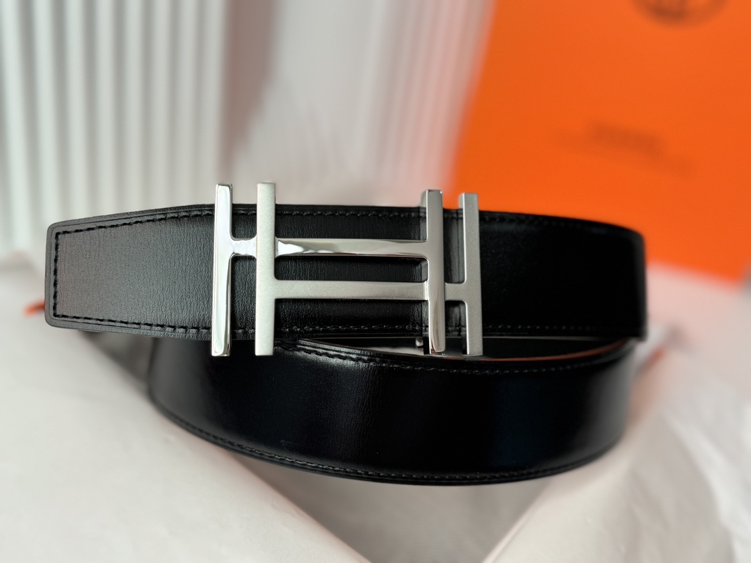 Hermès Male Basic Belt 38cm-13514
