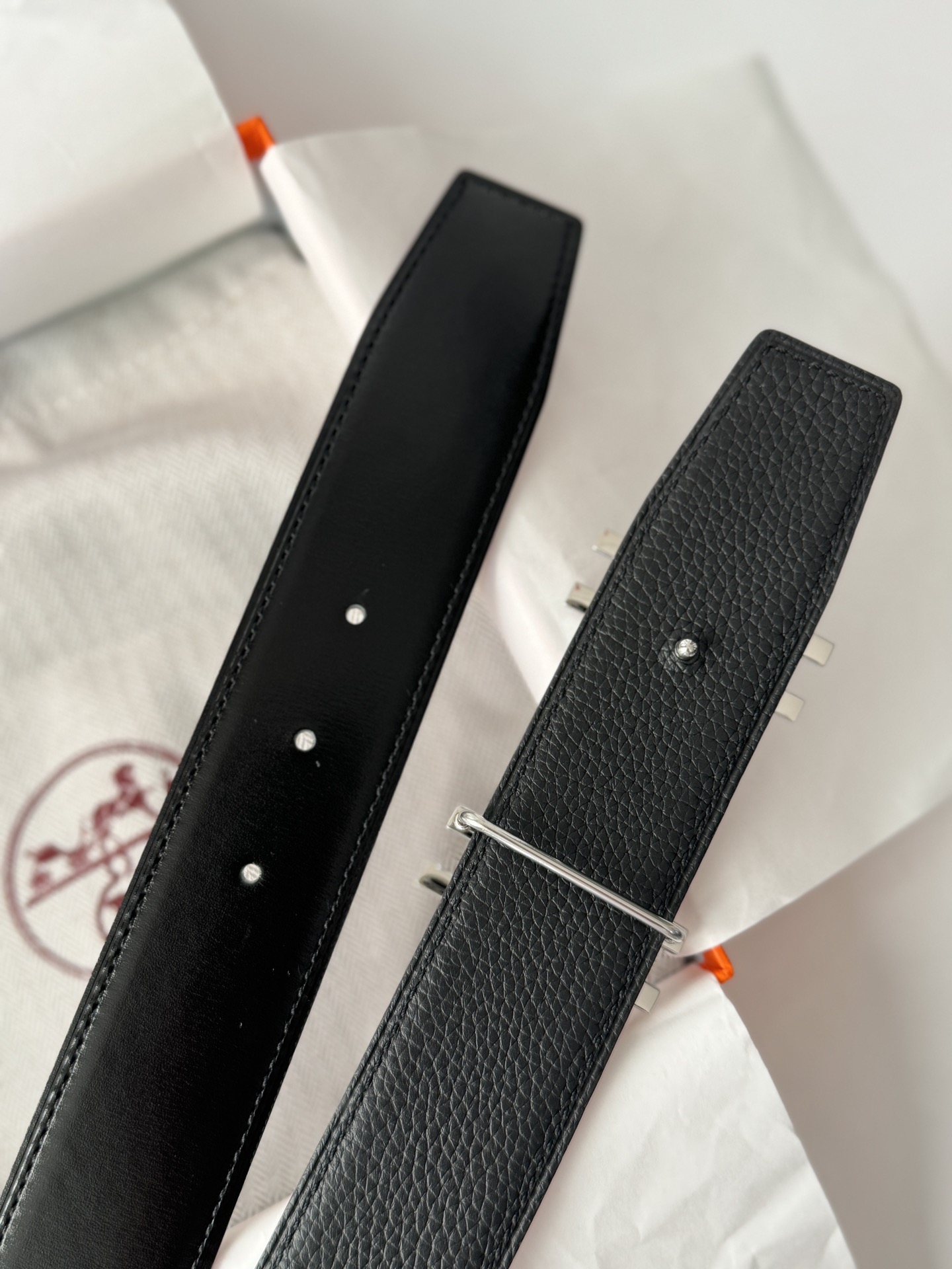 Hermès Male Basic Belt 38cm-13514