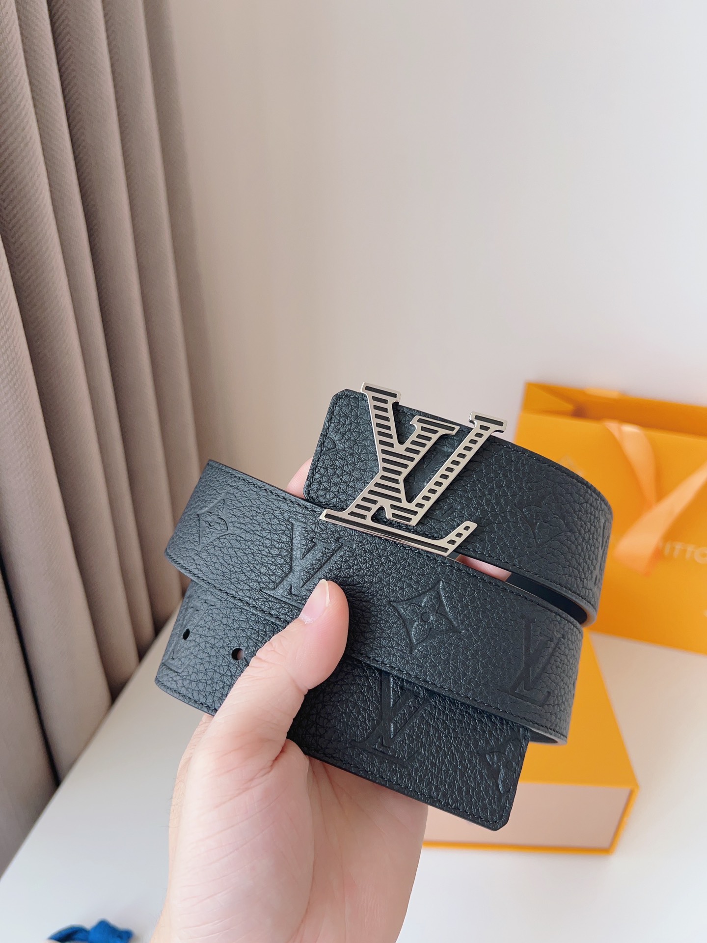 Louis Vuitton Basic Belt Cow Leather 40mm-m-l