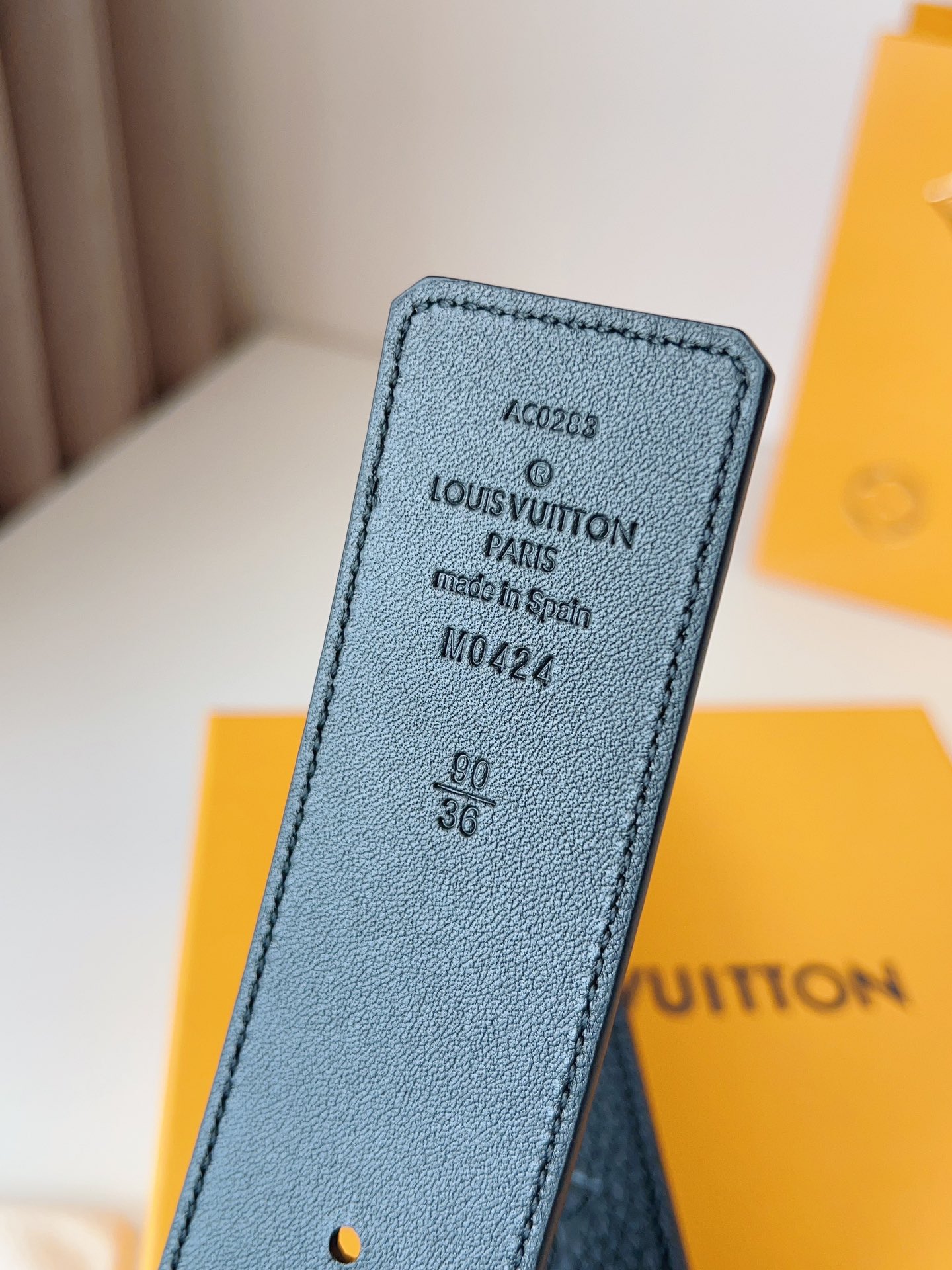 Louis Vuitton Basic Belt Cow Leather 40mm-m-l