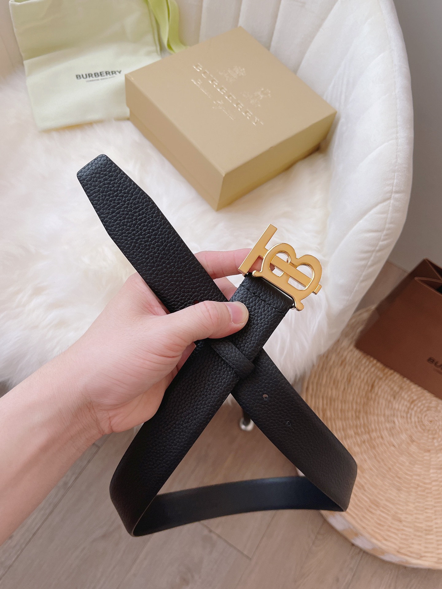 Basic Belt Top Grain Leather 34mm