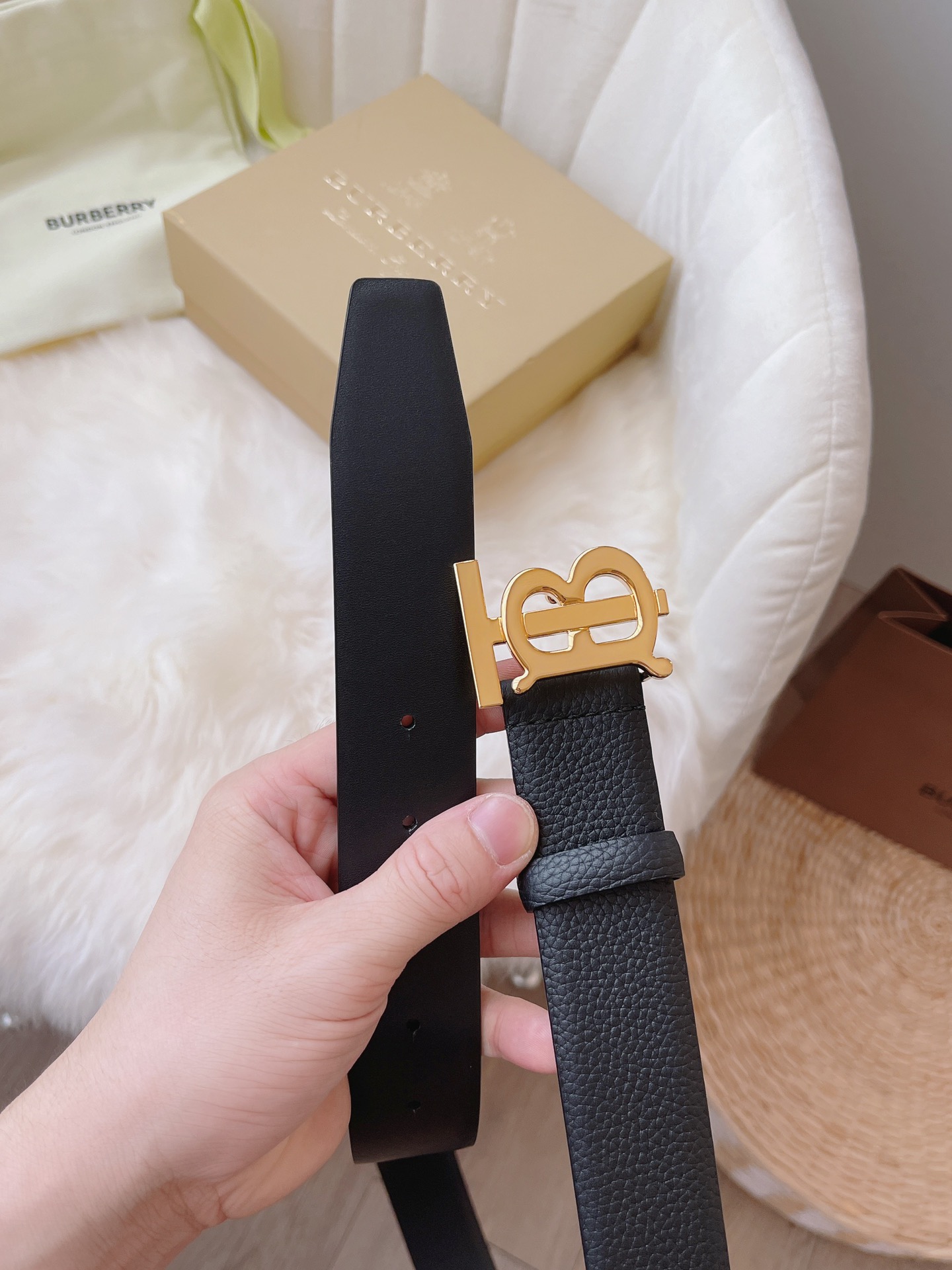 Basic Belt Top Grain Leather 34mm