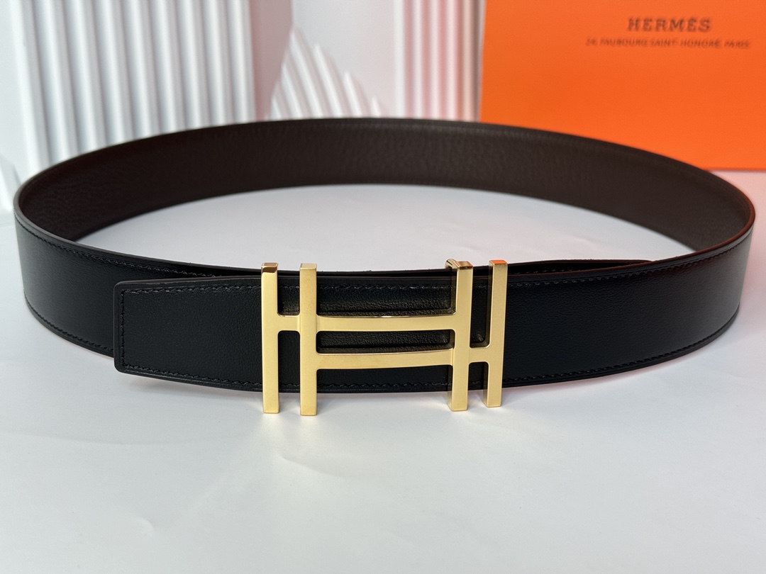 Hermès Male Basic Belt 38cm-13514