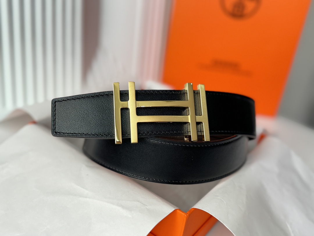 Hermès Male Basic Belt 38cm-13514