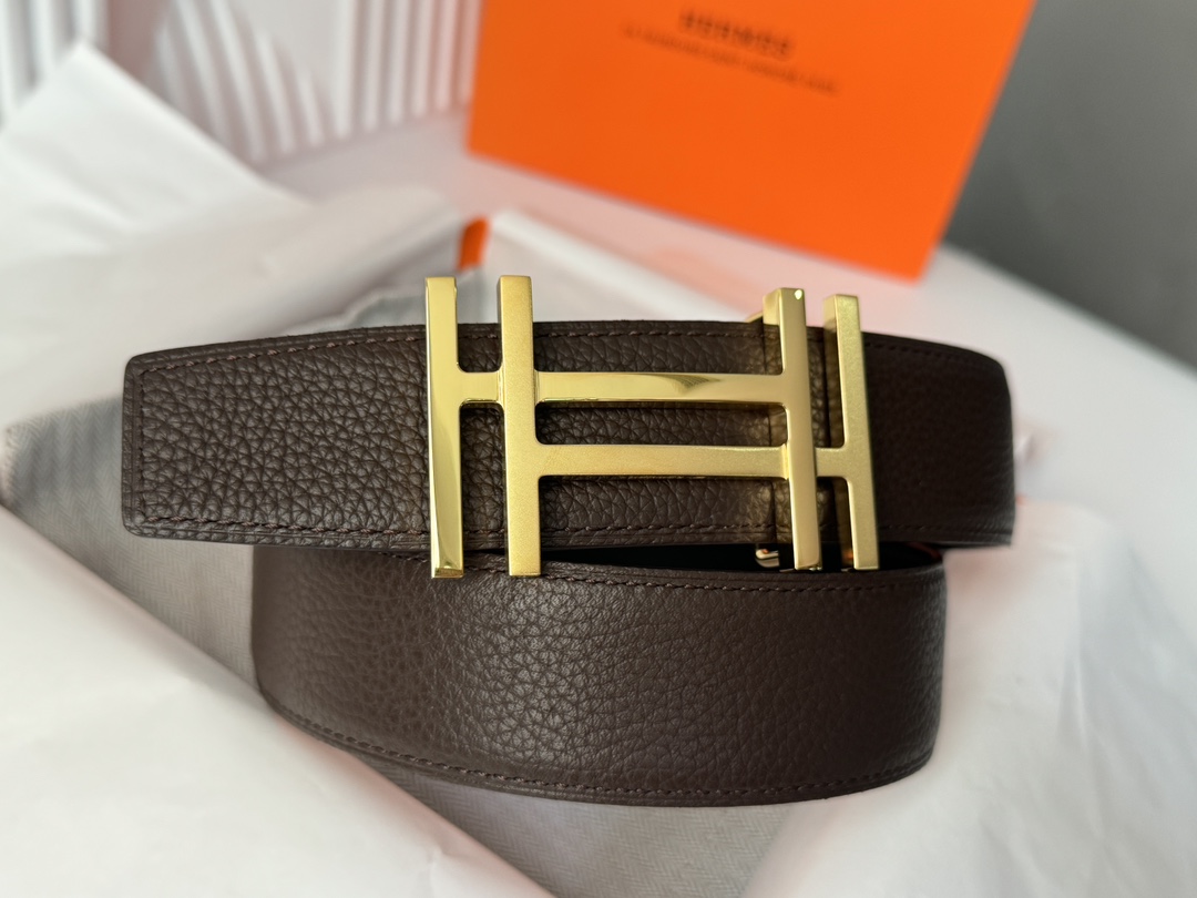 Hermès Male Basic Belt 38cm-13514