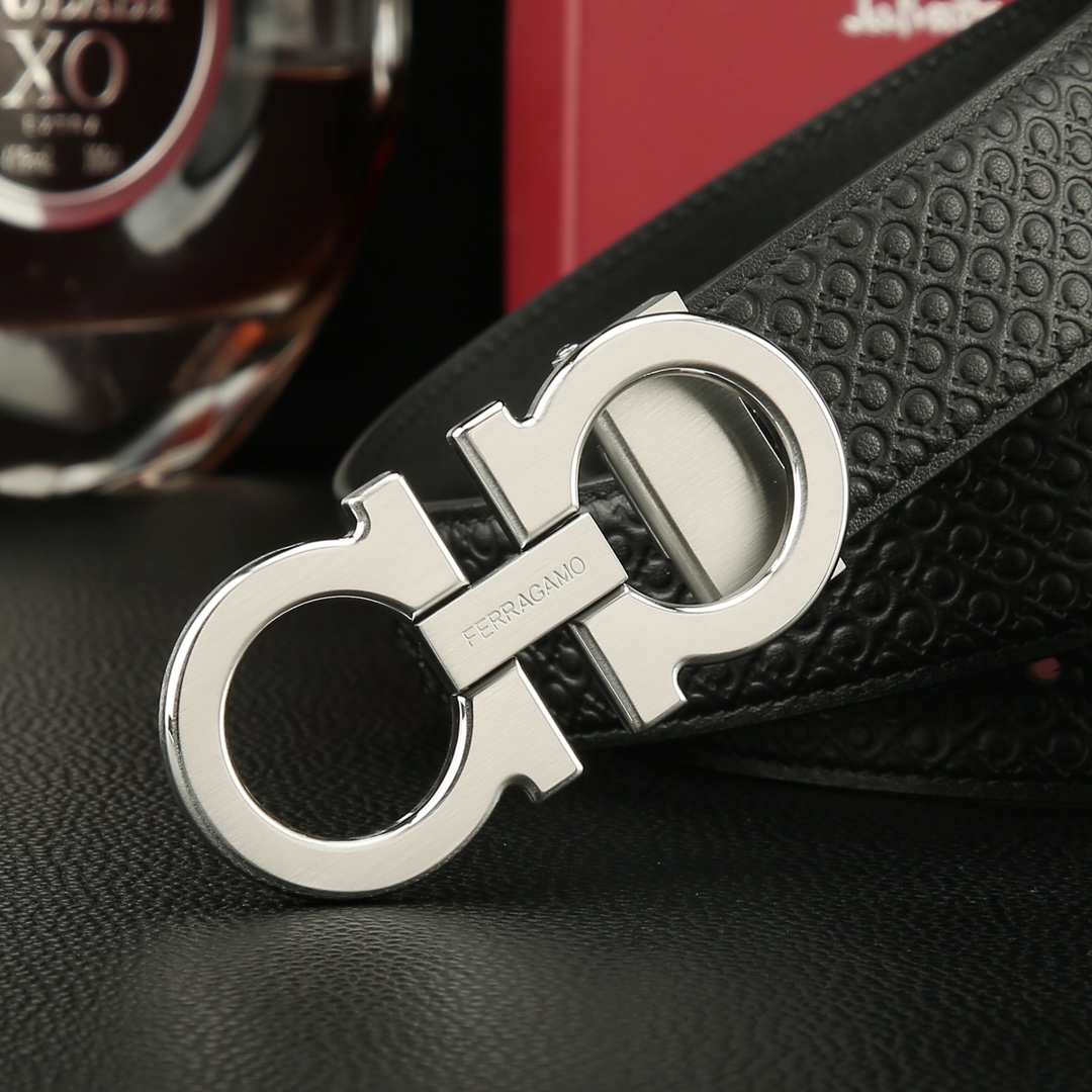 Salvatore Ferragamo Basic Belt Cow Leather