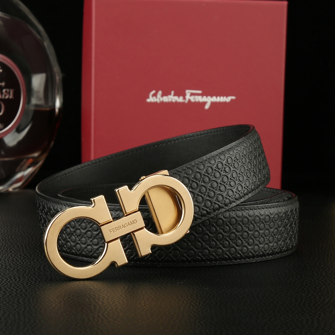 Salvatore Ferragamo Basic Belt Cow Leather