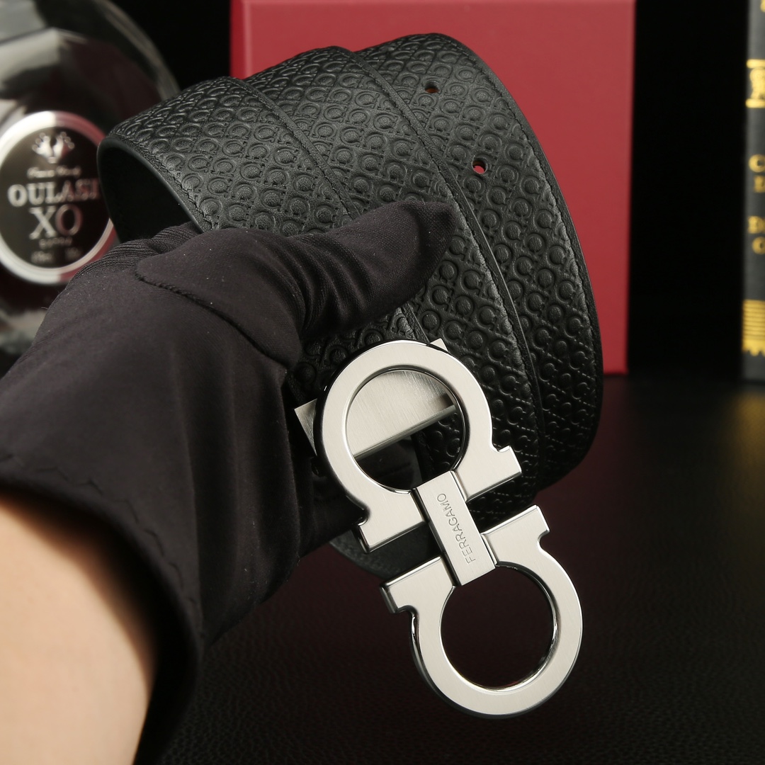 Salvatore Ferragamo Basic Belt Cow Leather