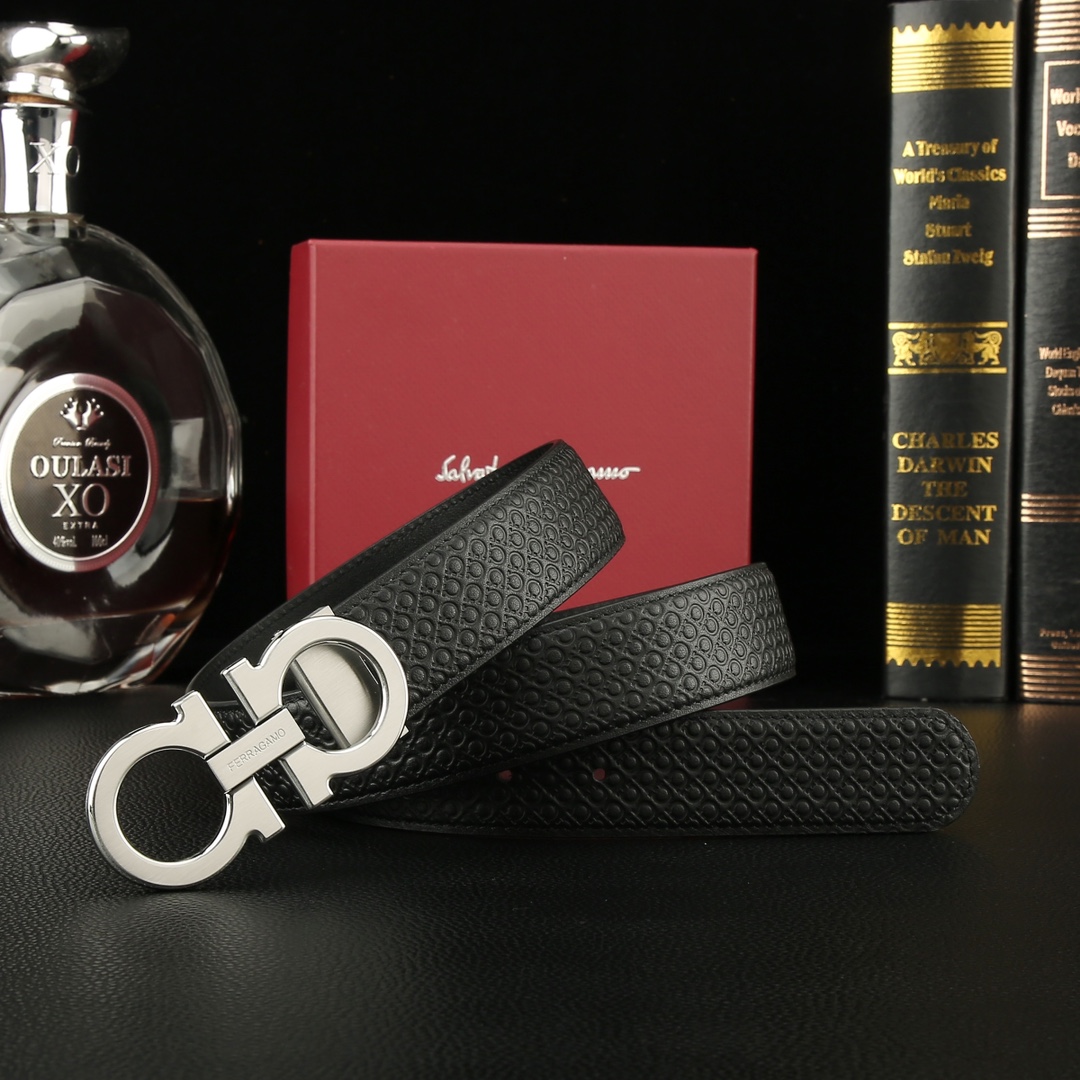 Salvatore Ferragamo Basic Belt Cow Leather