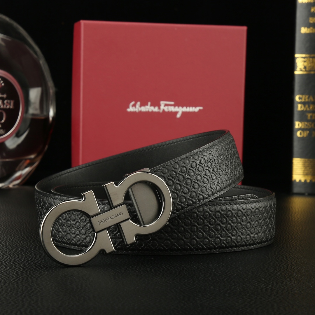 Salvatore Ferragamo Basic Belt Cow Leather