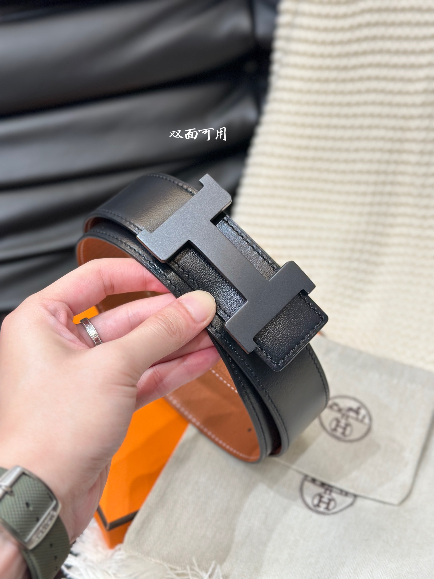 Hermès Male Basic Belt Cow Leather 38mm-s-l