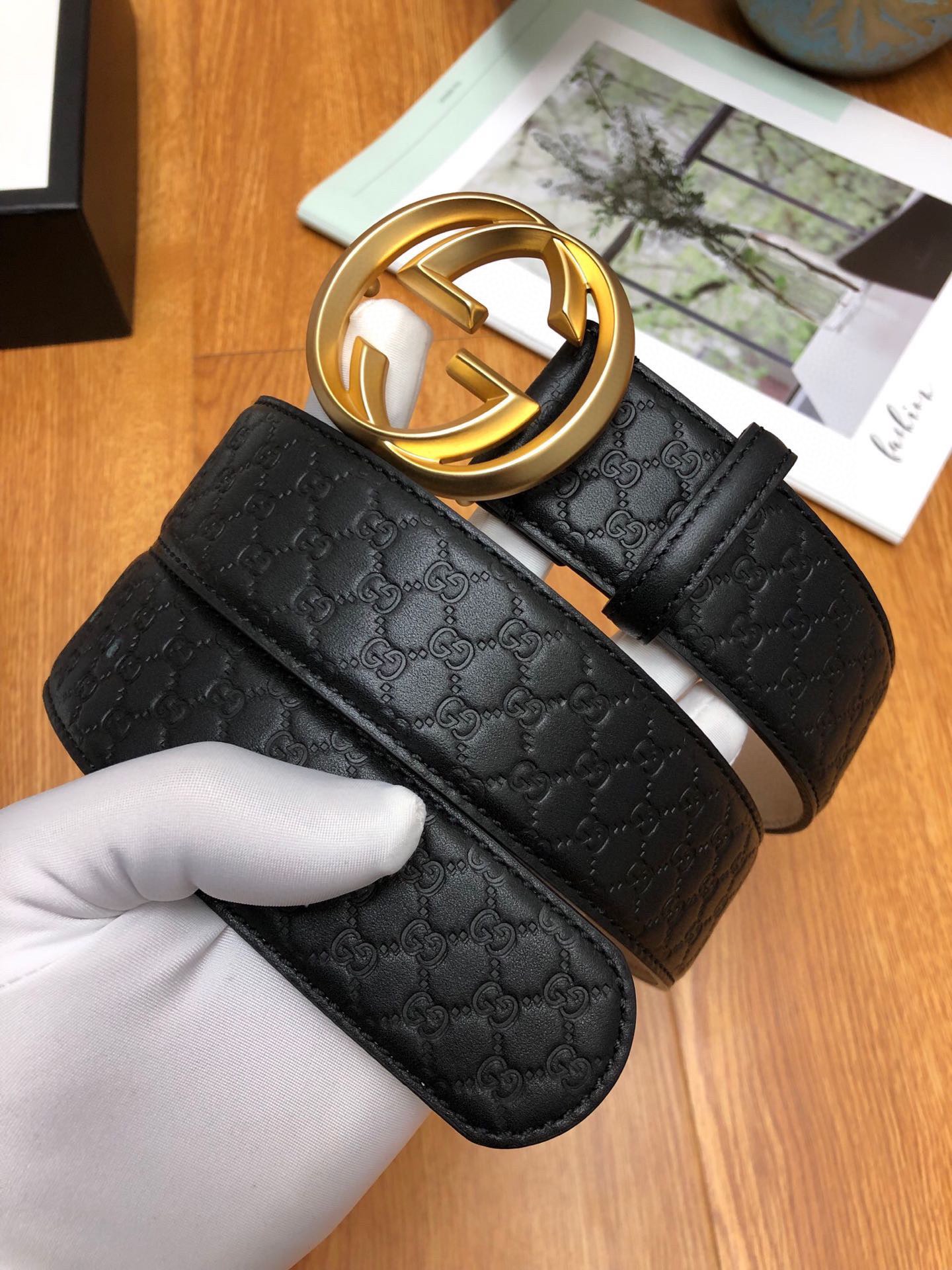 Gucci Basic Belt Top Grain Leather