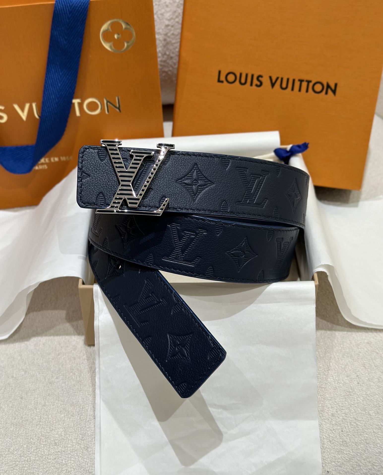 Louis Vuitton Basic Belt Cow Leather M-l