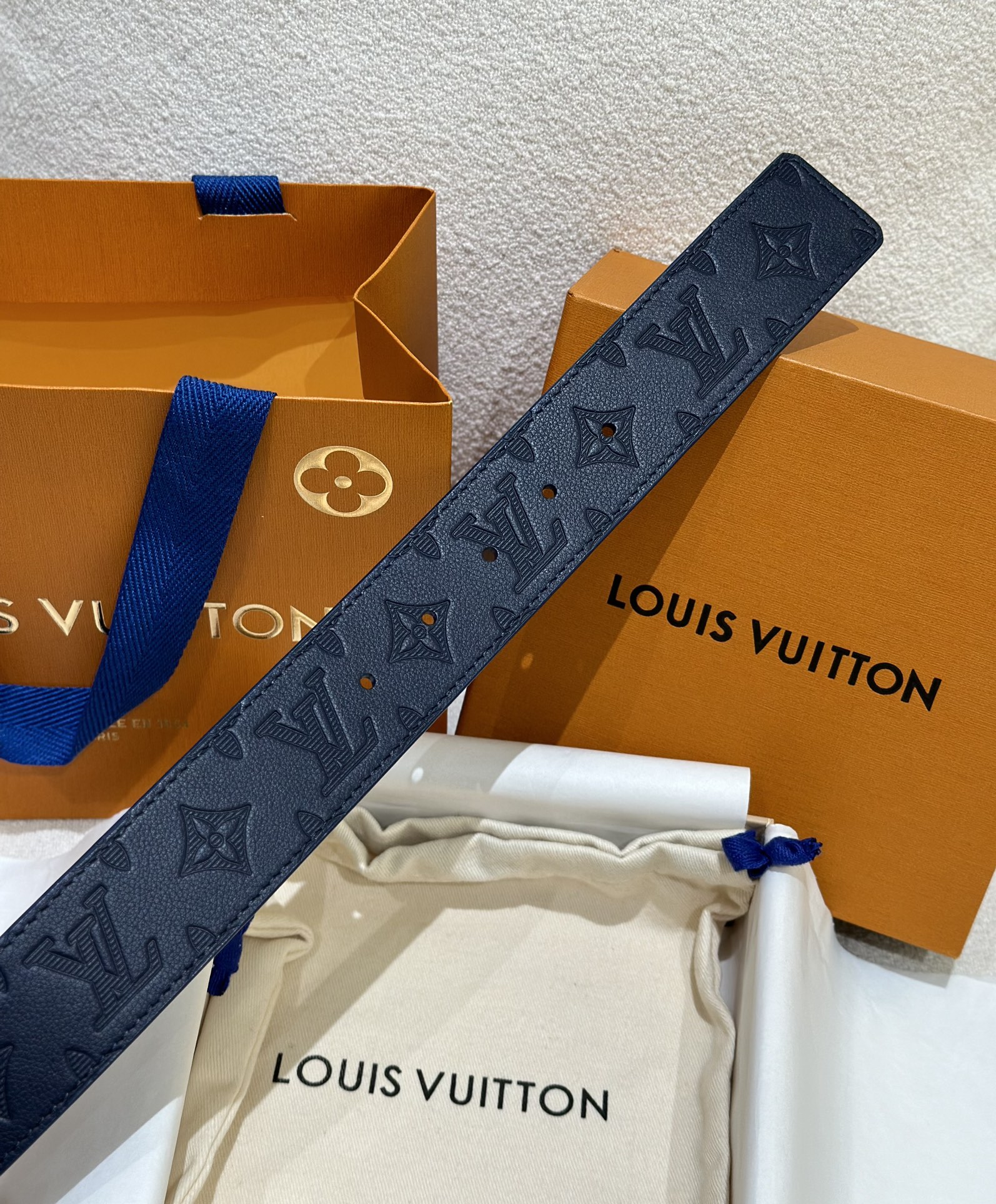 Louis Vuitton Basic Belt Cow Leather M-l