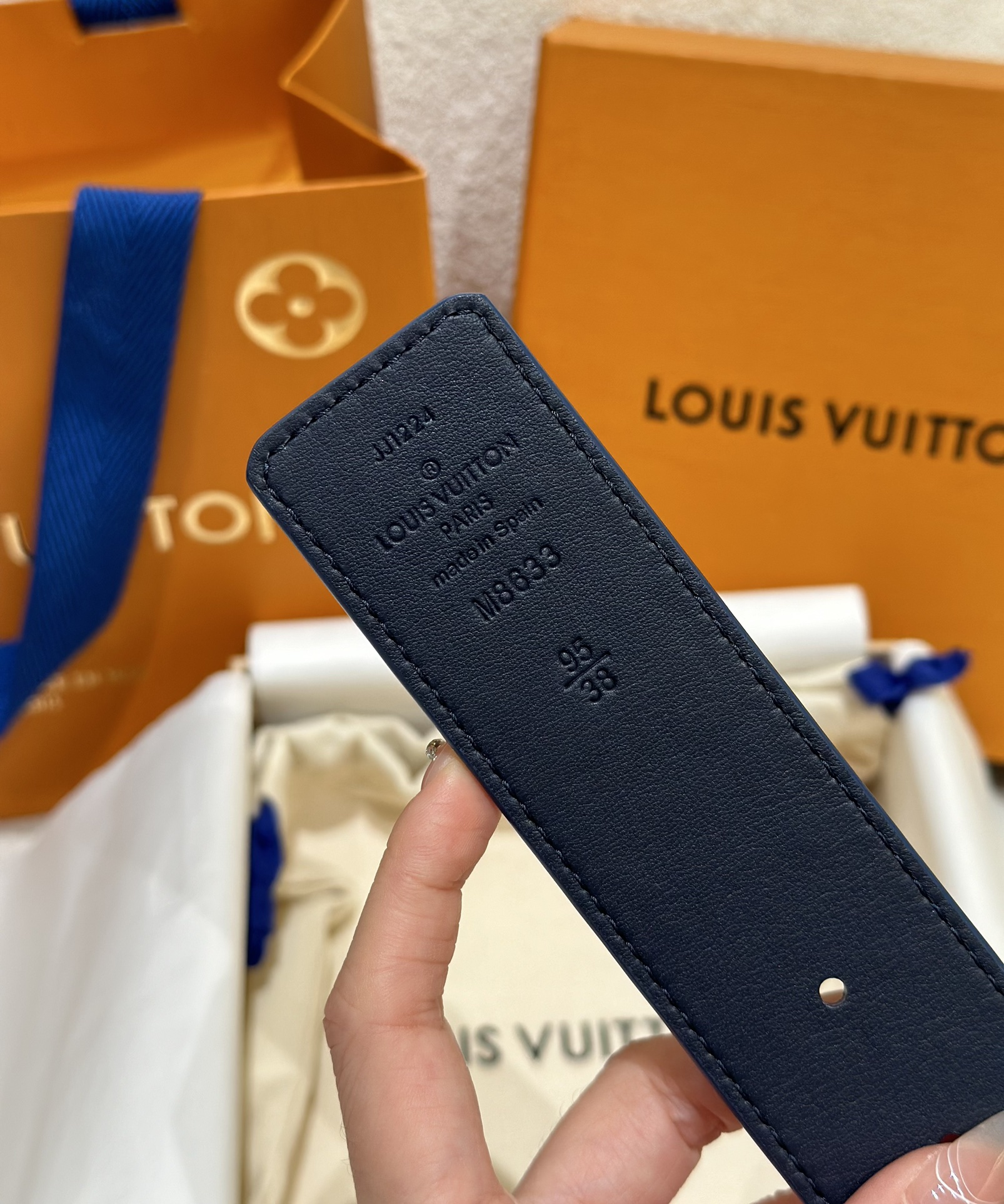 Louis Vuitton Basic Belt Cow Leather M-l