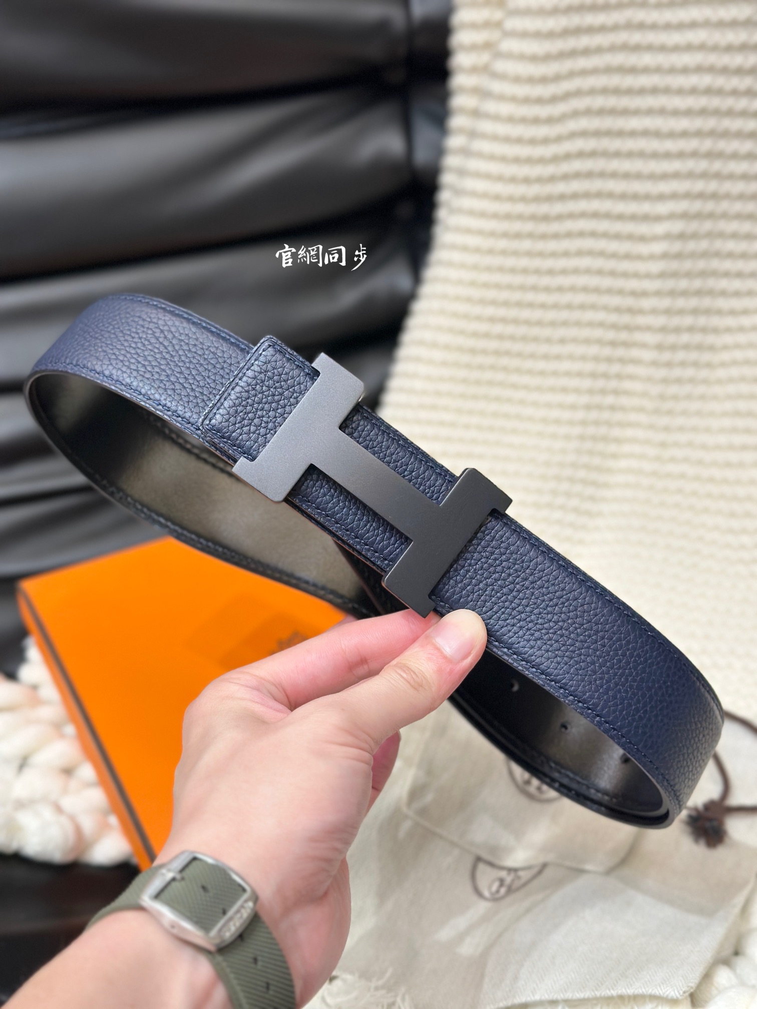 Hermès Male Basic Belt Cow Leather 38mm-s-l