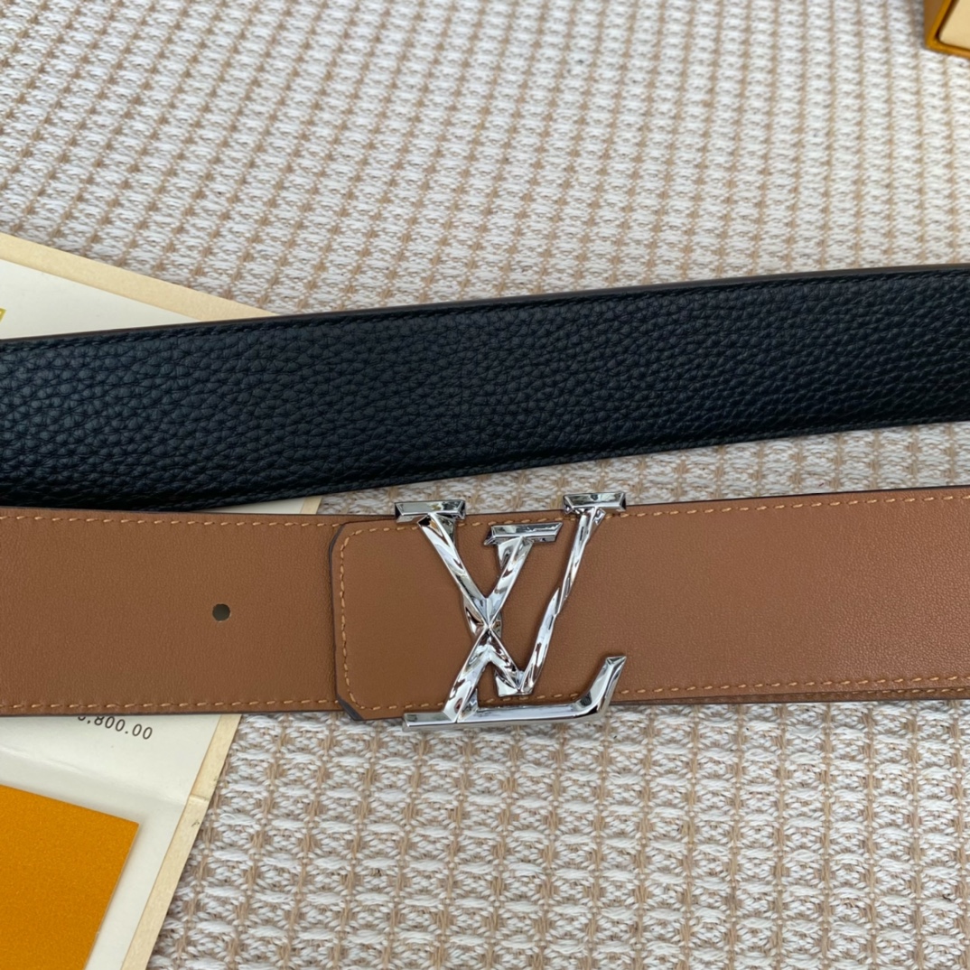 Louis Vuitton Basic Belt Cow Leather 40mm-l
