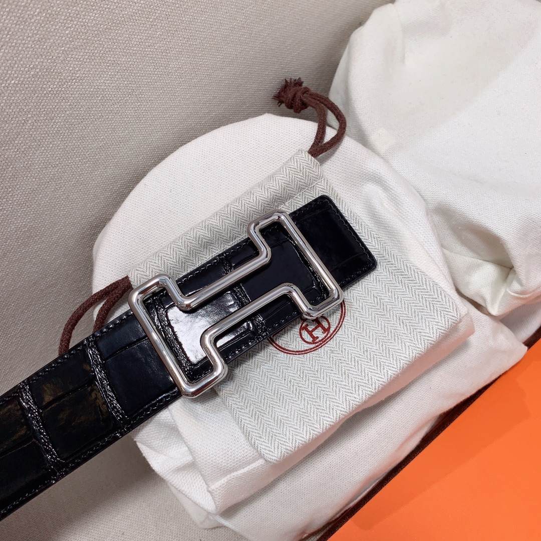 Hermès Leather Belt 38mm