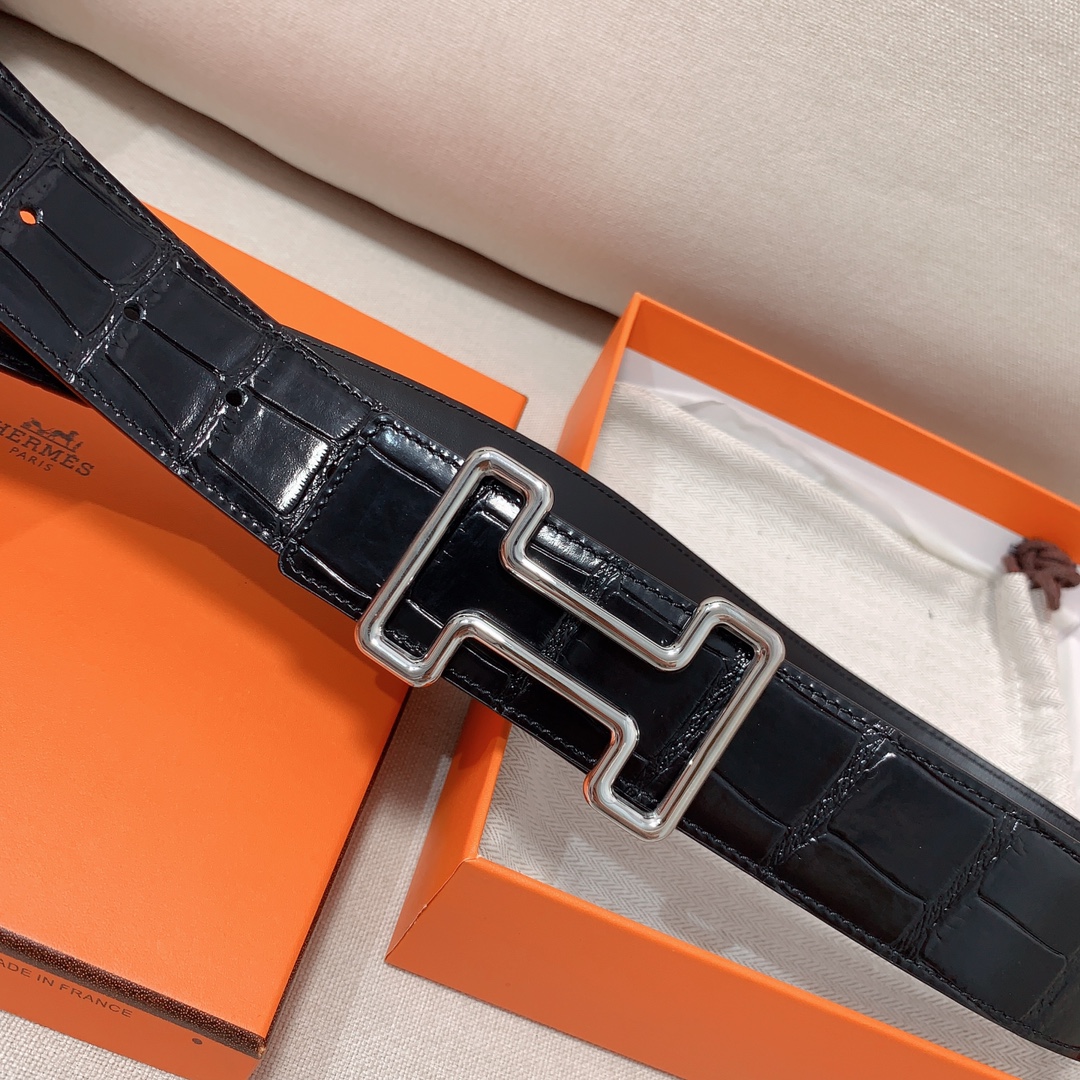 Hermès Leather Belt 38mm