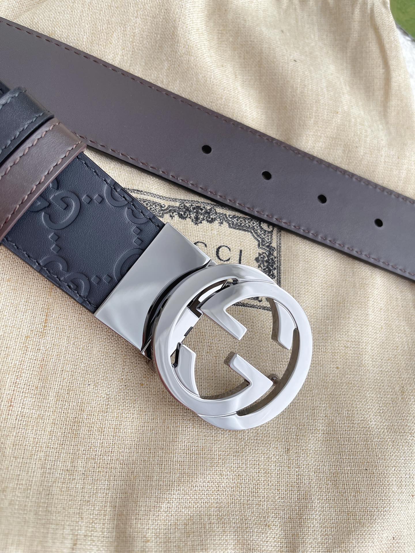 Gucci Basic Belt Cow Leather