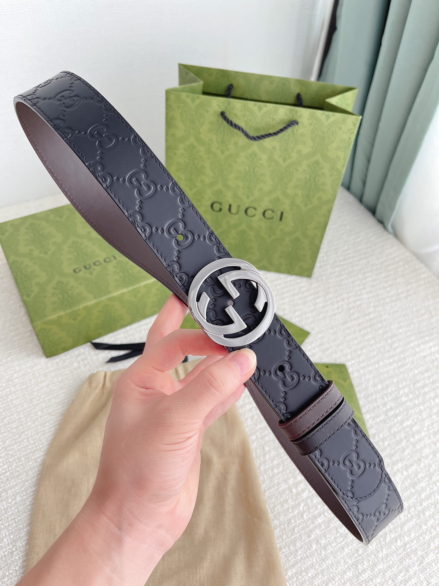 Gucci Basic Belt Cow Leather