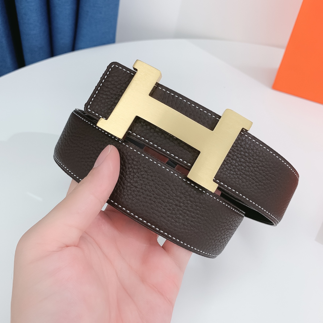 Hermès Basic Belt Cow Leather 38mm-s-m