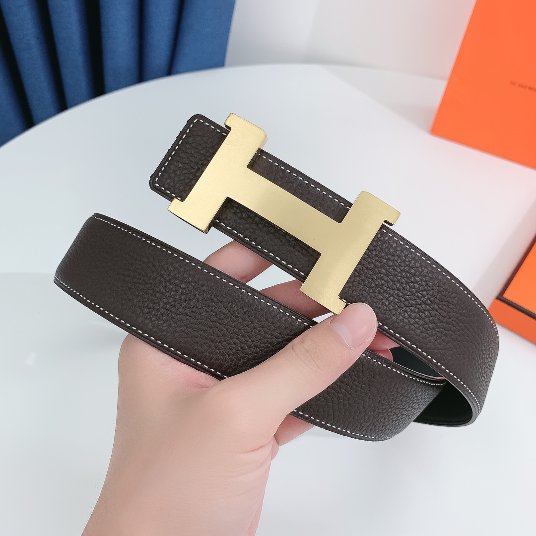 Hermès Basic Belt Cow Leather 38mm-s-m