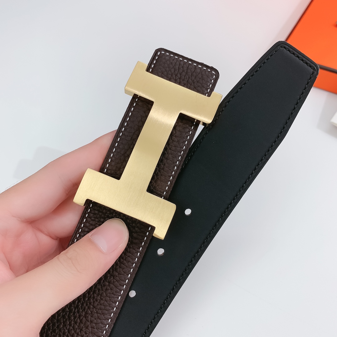 Hermès Basic Belt Cow Leather 38mm-s-m