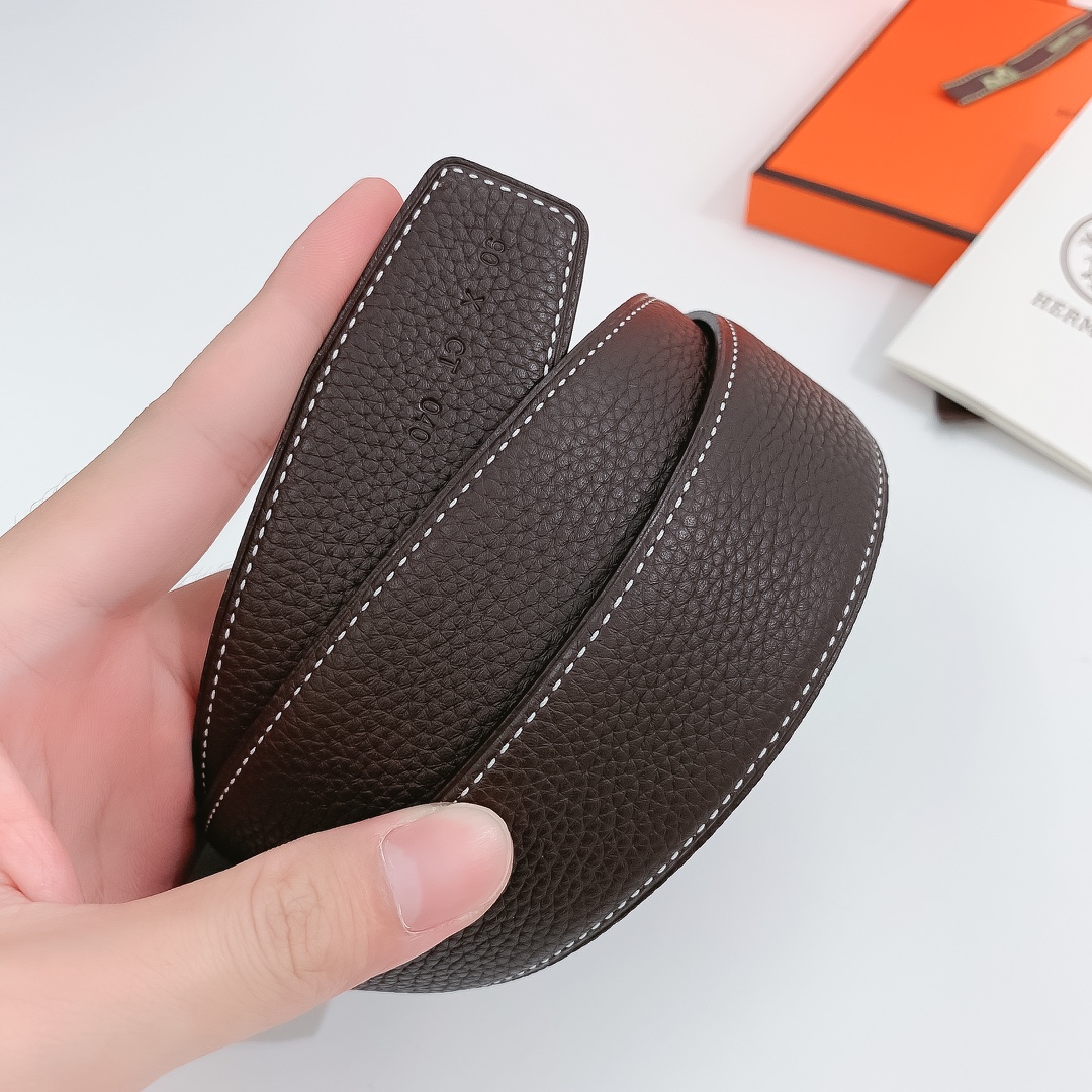 Hermès Basic Belt Cow Leather 38mm-s-m