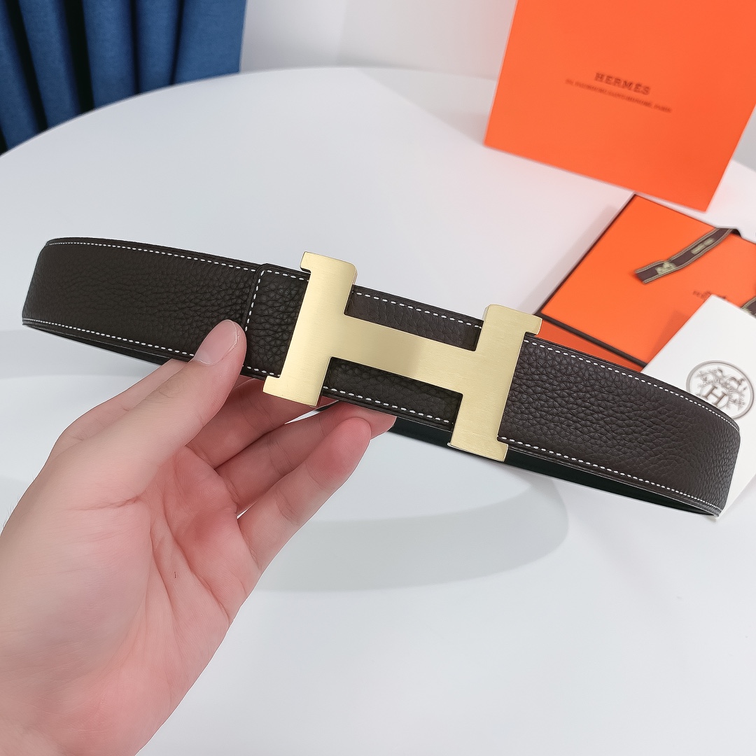 Hermès Basic Belt Cow Leather 38mm-s-m