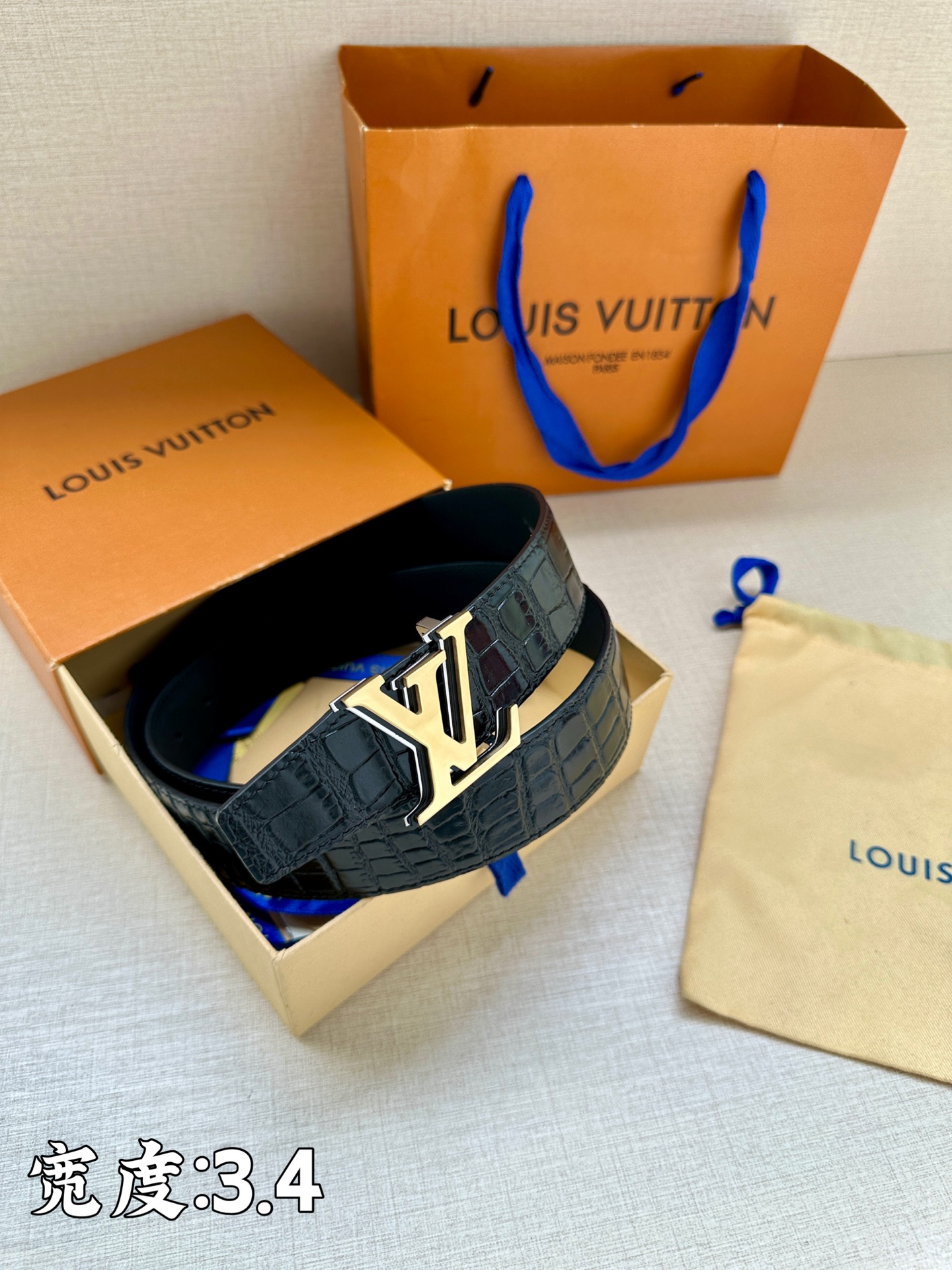 Louis Vuitton Basic Belt Sheepskin S-l