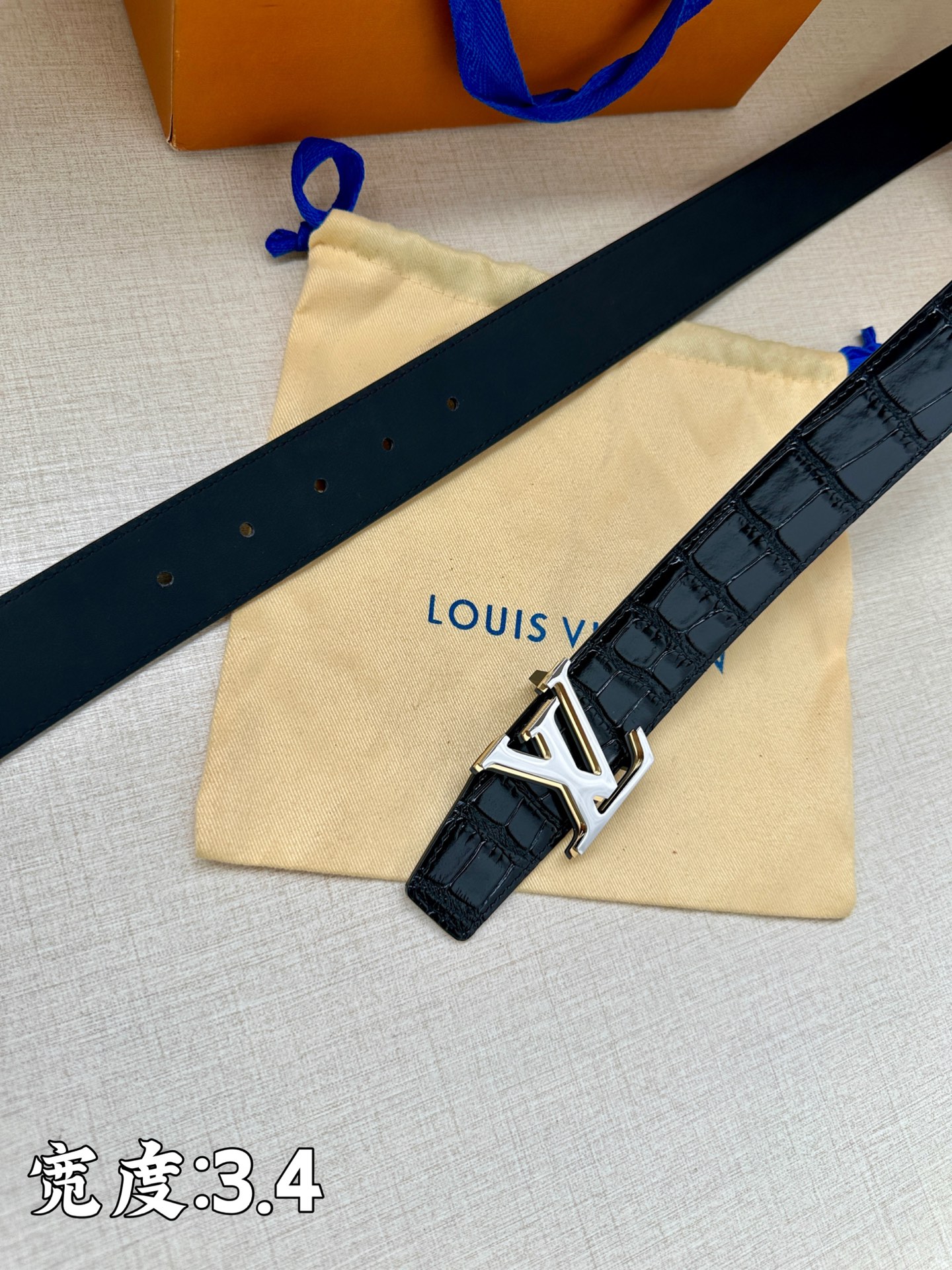 Louis Vuitton Basic Belt Sheepskin S-l