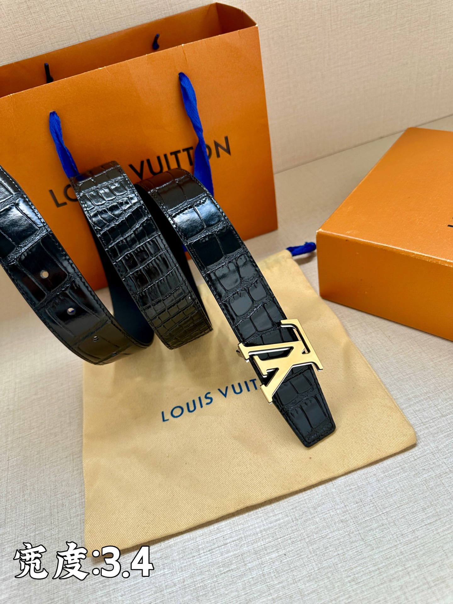 Louis Vuitton Basic Belt Sheepskin S-l