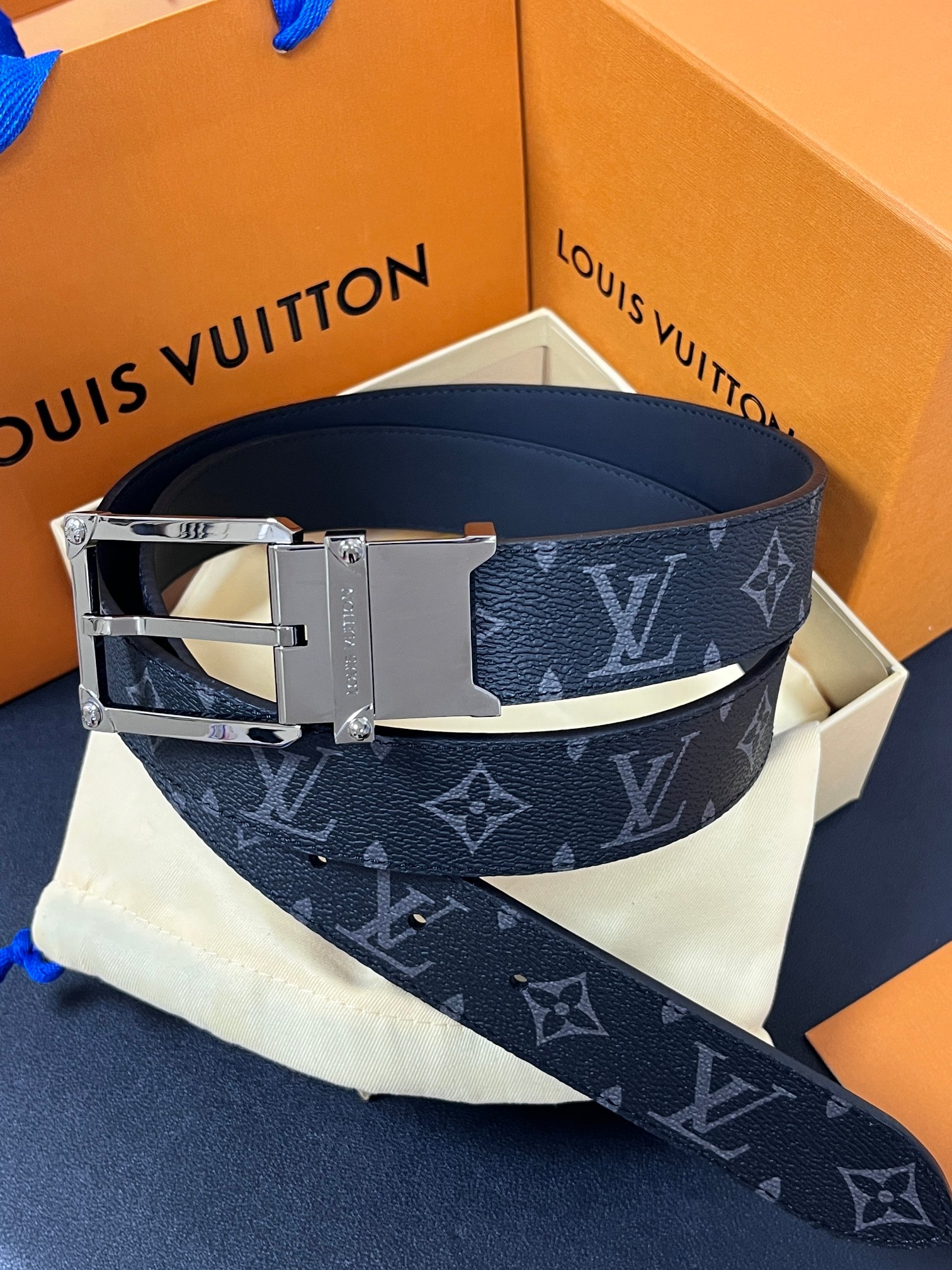 Louis Vuitton Basic Belt Canvas M