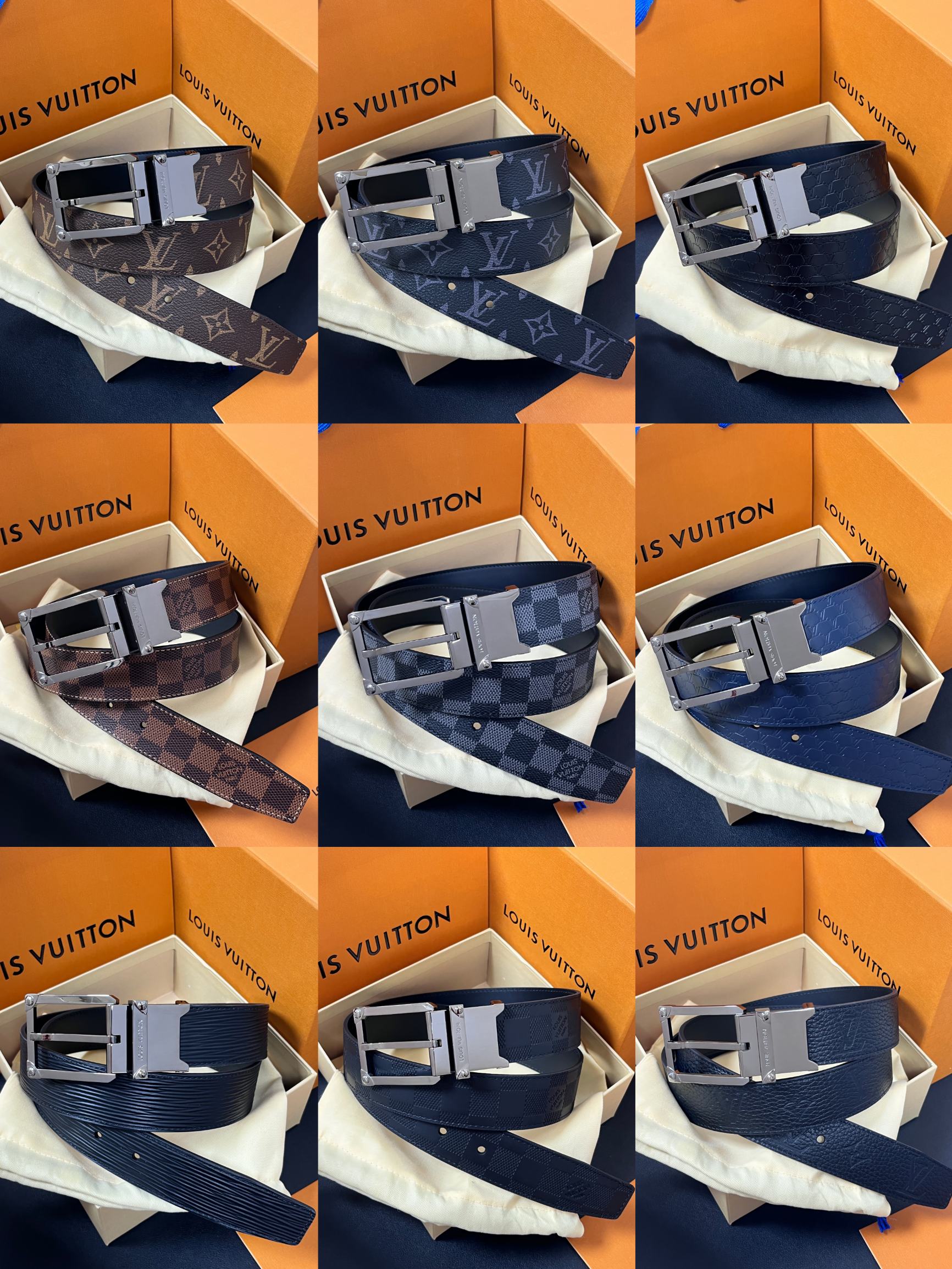 Louis Vuitton Basic Belt Canvas M