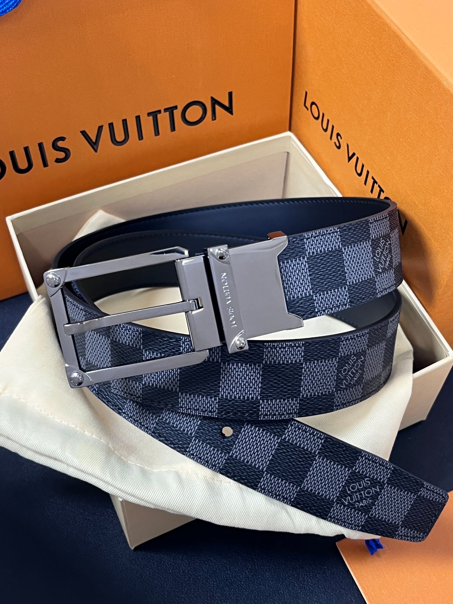 Louis Vuitton Basic Belt Canvas M