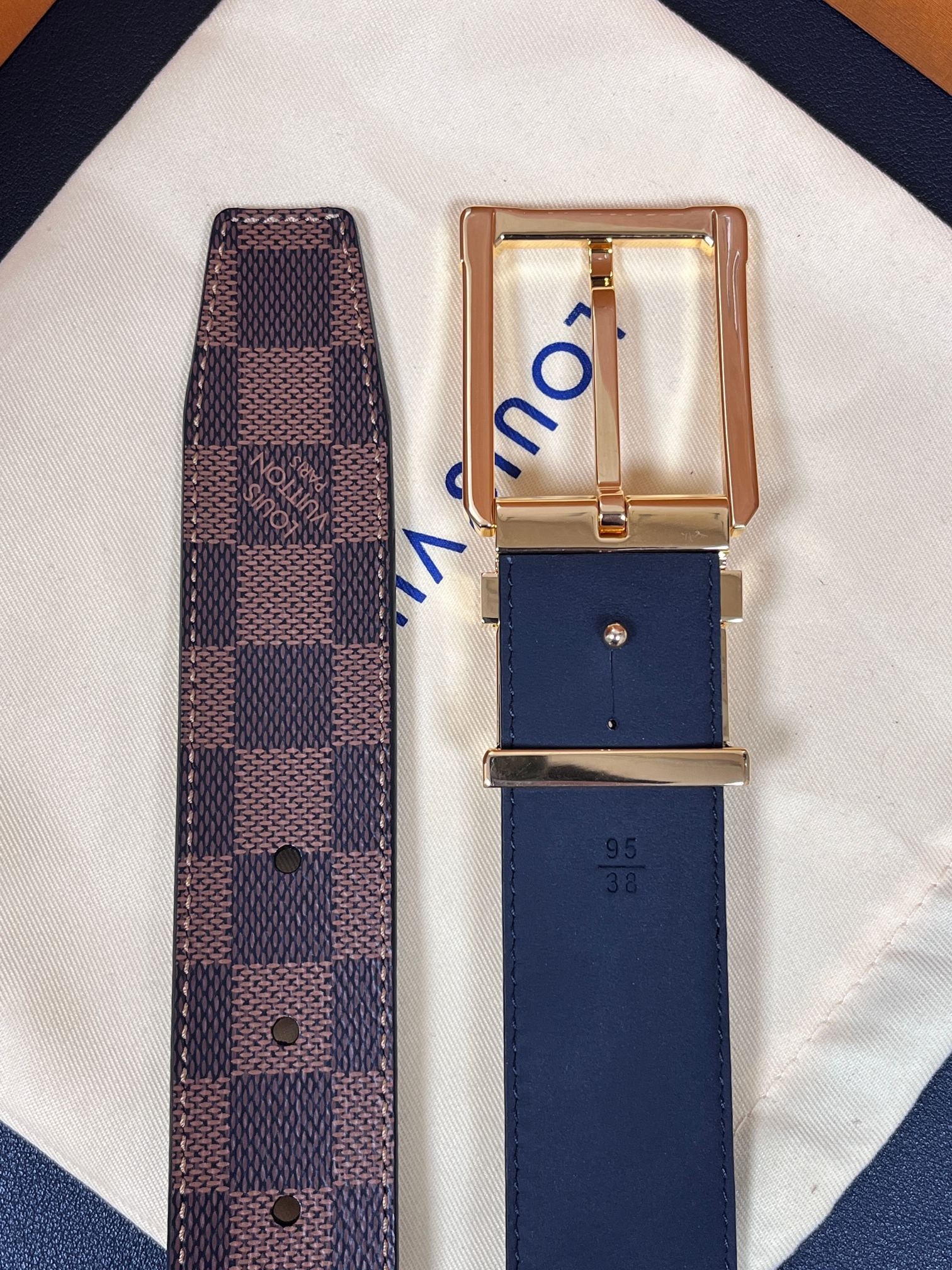 Louis Vuitton Basic Belt Canvas M