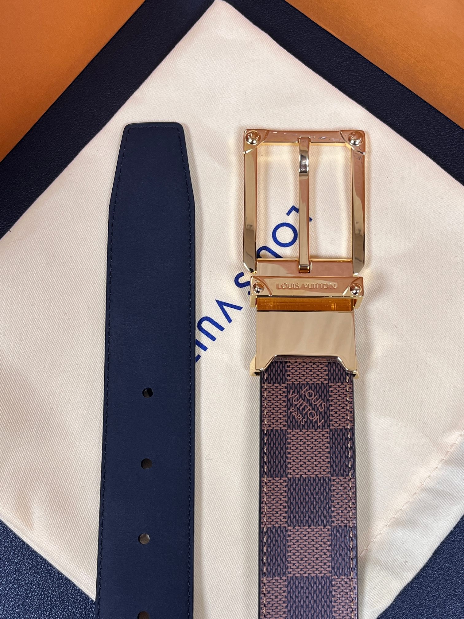 Louis Vuitton Basic Belt Canvas M