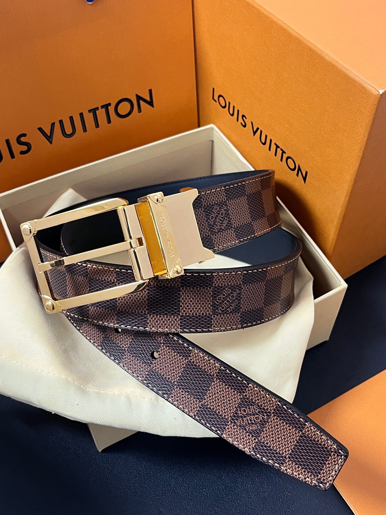Louis Vuitton Basic Belt Canvas M