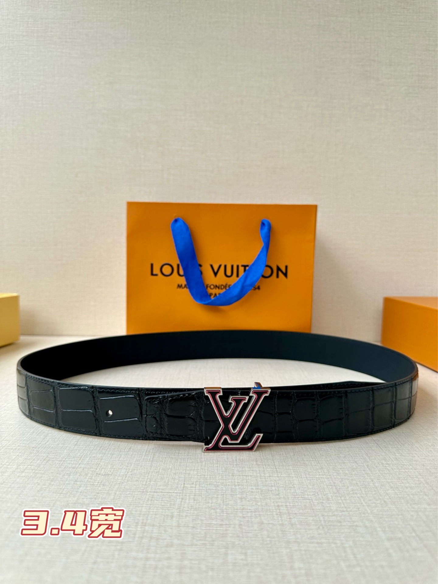 Louis Vuitton Basic Belt Top Grain Leather S-l