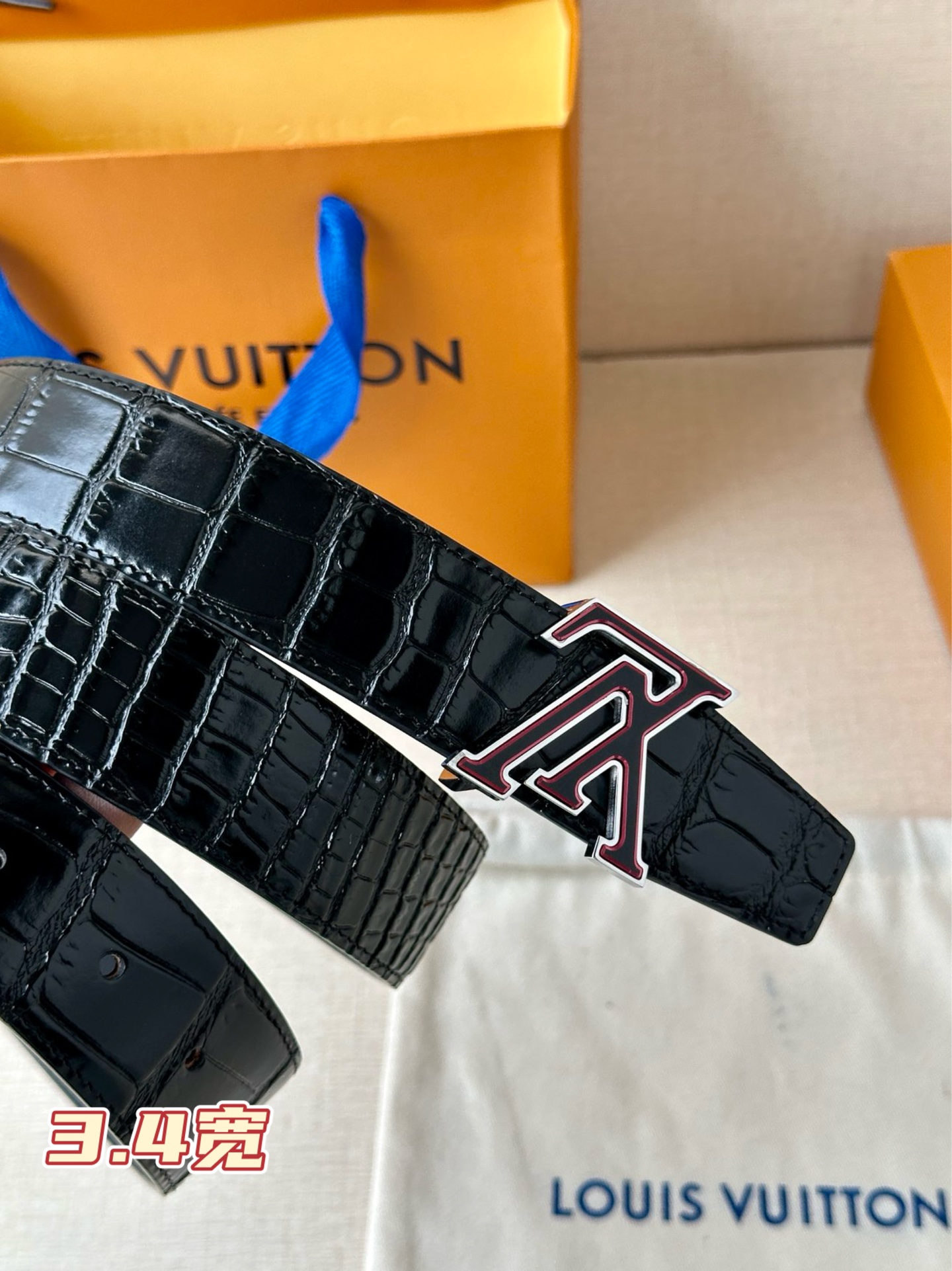 Louis Vuitton Basic Belt Top Grain Leather S-l