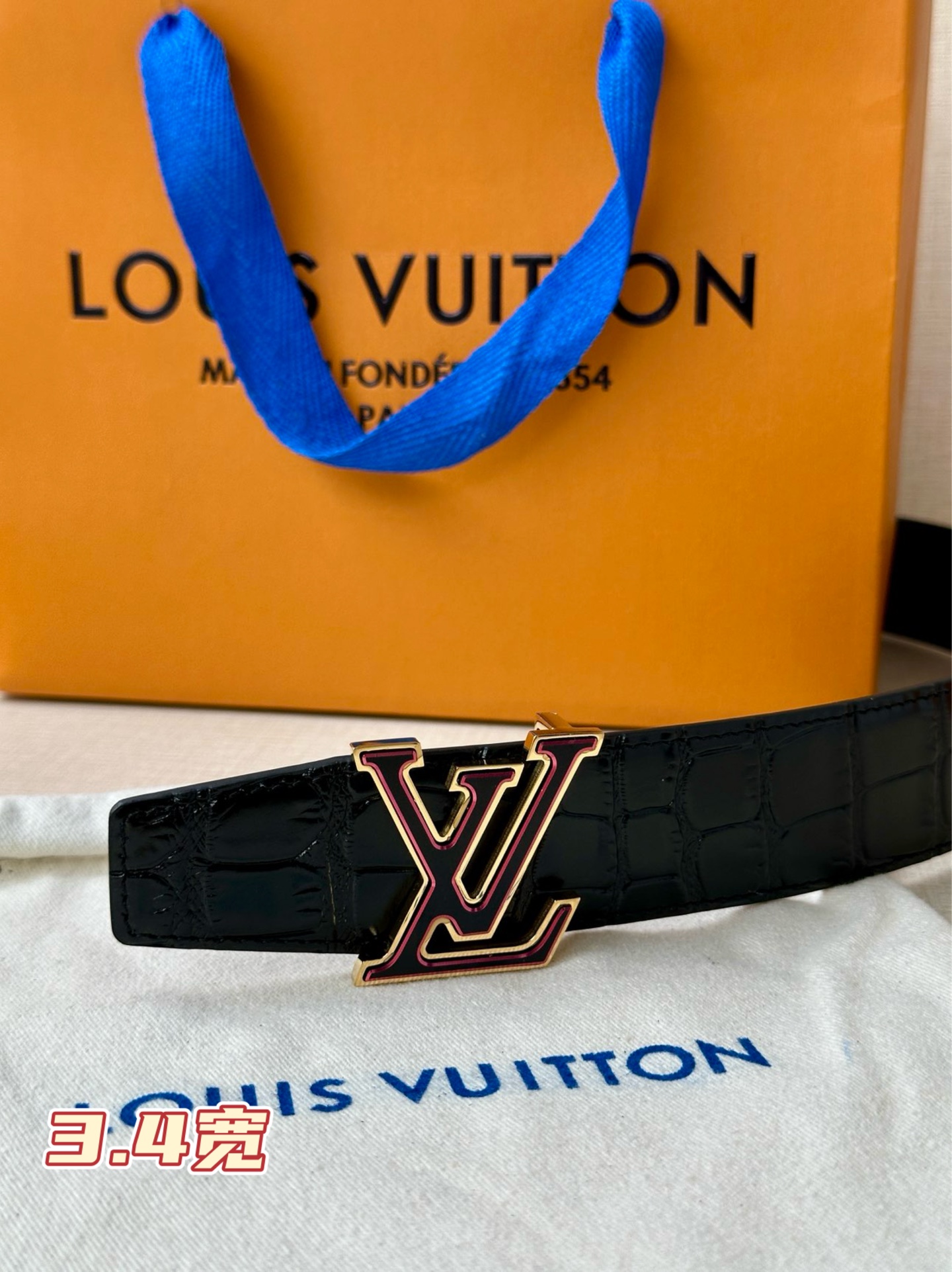 Louis Vuitton Basic Belt Top Grain Leather S-l
