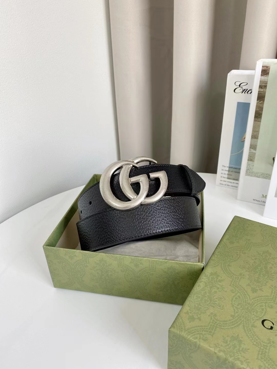 Gucci Leather Belt Top Grain Leather M