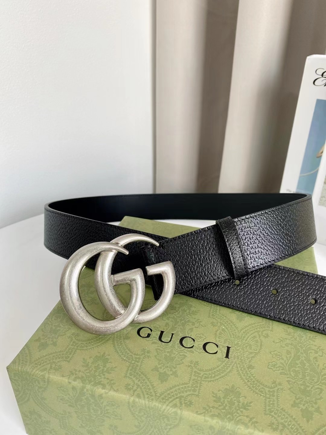 Gucci Leather Belt Top Grain Leather M
