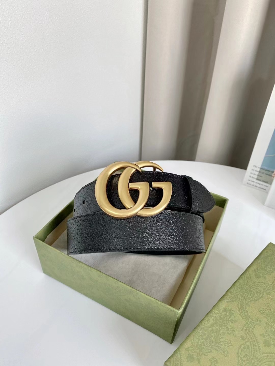 Gucci Leather Belt Top Grain Leather M