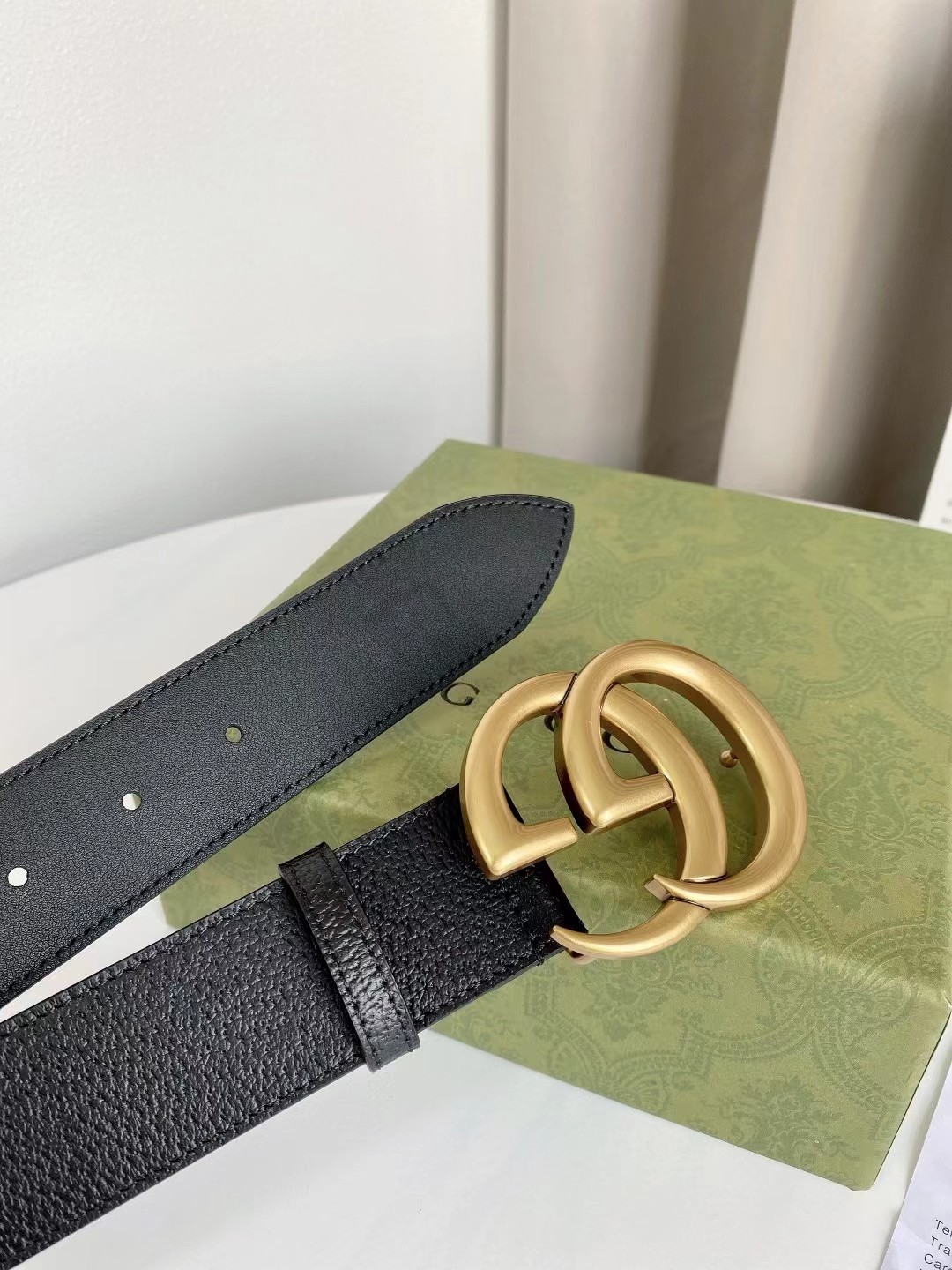 Gucci Leather Belt Top Grain Leather M