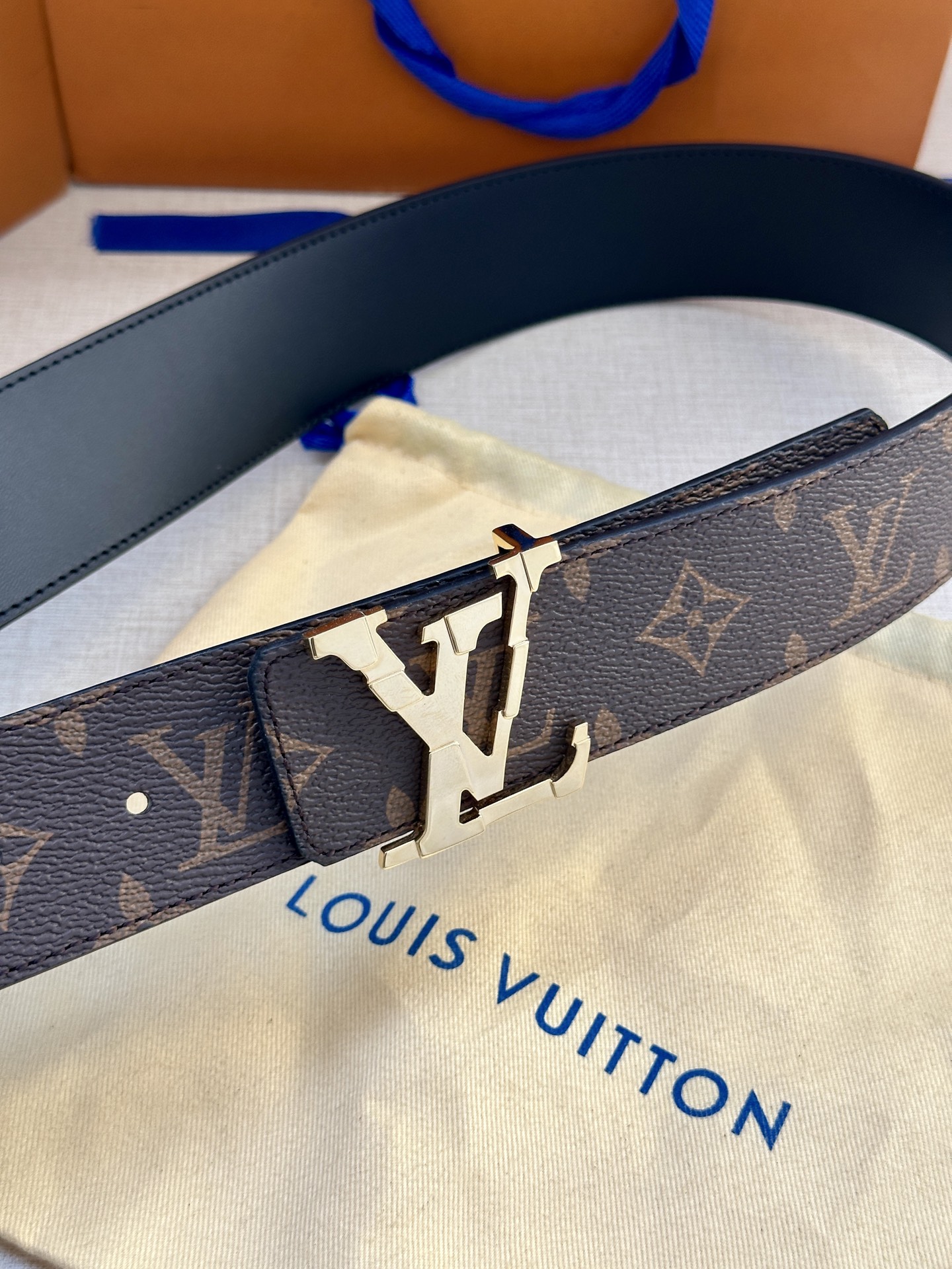 Louis Vuitton Basic Belt Canvas M-l