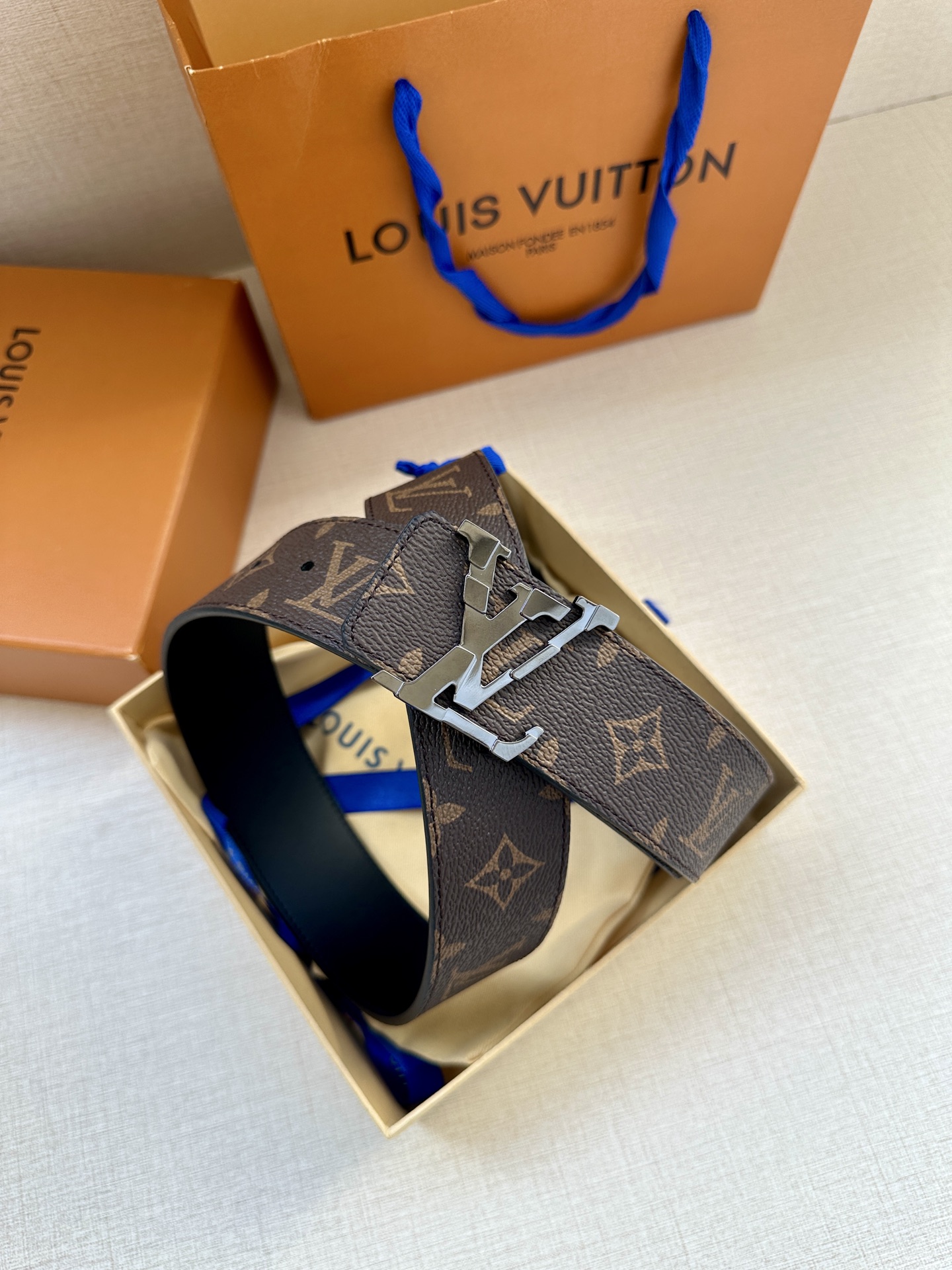 Louis Vuitton Basic Belt Canvas M-l
