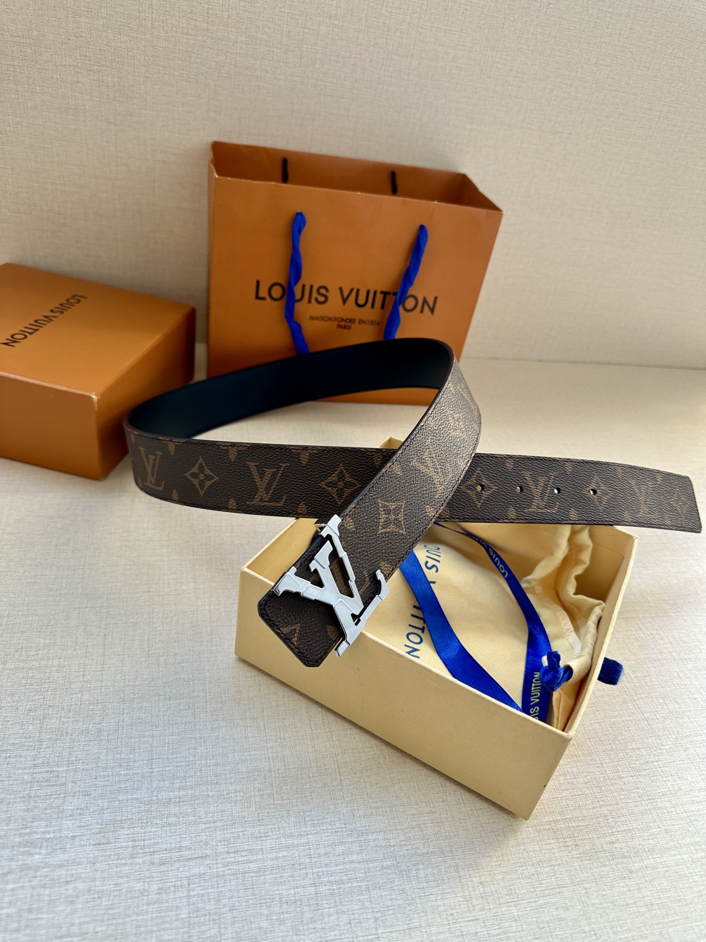 Louis Vuitton Basic Belt Canvas M-l