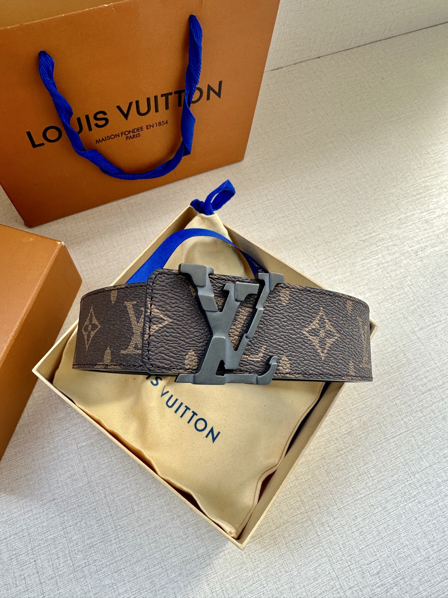 Louis Vuitton Basic Belt Canvas M-l